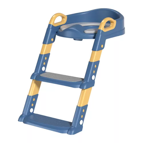 EXTRALINK KIDS WC-Sitz mit Treppe für Kinder, zum Toilettentraining, blau