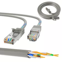   Extralink Kat.5e UTP 2m, LAN Patchkabel, Kupfer verdrilltes Paar