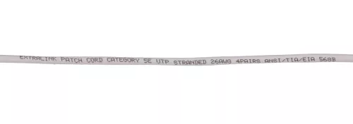 Extralink Kat. 5e UTP 5 m, LAN patch kábel, réz sodrott érpár