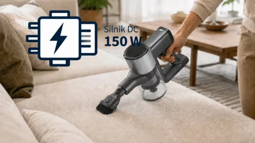 Extralink Home R-706, 2 az 1-ben vezeték nélküli álló porszívó, 150 W