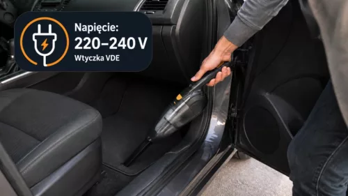 Extralink Home R-707, 2 az 1-ben álló porszívó, 600 W, fekete