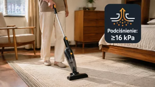 Extralink Home R-707, 2 az 1-ben álló porszívó, 600 W, fekete