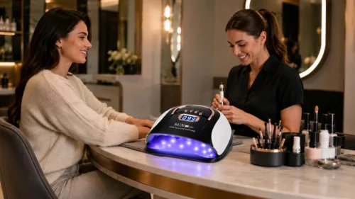 Extralink Stay Beauty C4 UV LED körömlámpa, 256 W, hibrid zselékhez