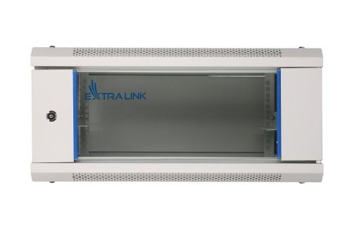 Extralink 4U 600x450 szürke színű, rackmount típusú szekrény, fali szerelésű