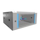Extralink 4U 600x600 gray, rackmount cabinet, wall-mounted