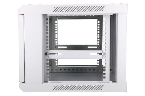 Extralink 6U 600x450 gray, rack cabinet, wall-mounted