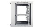 Extralink 9U 600x450 gray, rack cabinet, wall-mounted