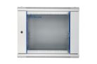 Extralink 9U 600x600 gray, rack cabinet, wall-mounted