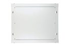 Extralink 9U 600x600 gray, rack cabinet, wall-mounted