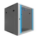 Extralink 12U 600x600 szürke, rack szekrény, fali szerelésű