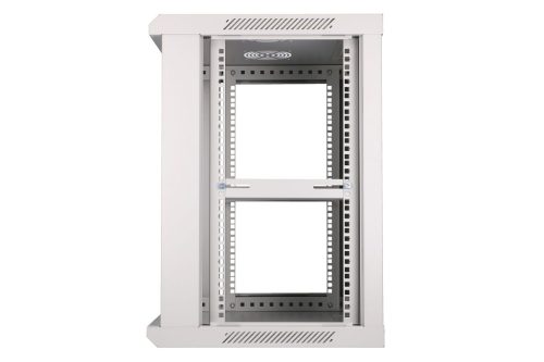 Extralink 12U 600x600 szürke, rack szekrény, fali szerelésű