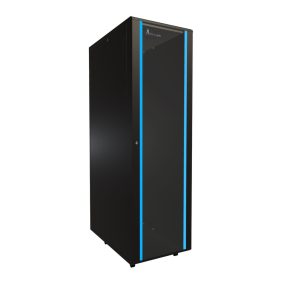 Extralink 42U 600x1000 fekete, rack szekrény, álló