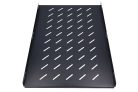 Extralink 1U 750mm fekete, rögzített polc, 19", 752 x 472 mm, 1000 mm mélységű szekrényekhez