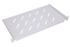 Extralink 1U 250 mm szürke, polc, 19 col, faliszekrényekhez