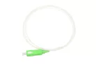 Extralink SC/APC pigtail, single-mode, 900um G.657A, 1.5 meters, easy to pull, white color.