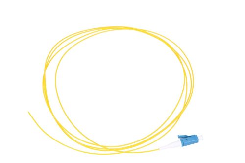 Extralink LC/UPC pigtail, PVC, egymódusú, 900 μm G.657A, 2 m.
