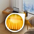 EXTRALINK Column Ceramic Electric Heater, 1500W, with Remote Control, LED Display