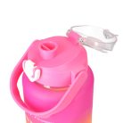 EXTRALINK motivációs kulacs 3 az 1-ben szett, rózsaszín-narancs, 2000 ml + 900 ml + 300 ml