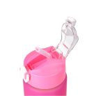 EXTRALINK motivációs kulacs 3 az 1-ben szett, rózsaszín-narancs, 2000 ml + 900 ml + 300 ml