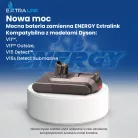 Extralink Dyson V11/V15 SV46/SV47 Click Type csereakkumulátor, 25,2 V, 4000 mAh + HEPA szűrő