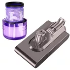Extralink Dyson V12 helyettesítő akkumulátor, 25,2 V, 2500 mAh + szűrő