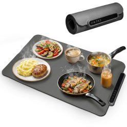 EXTRALINK elektromos fűtőszőnyeg szürke 47x32 cm 250W