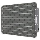 EXTRALINK elektromos fűtőszőnyeg szürke 47x32 cm 250W