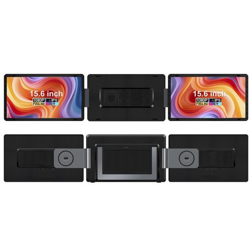 EXTRALINK Smart Life 15.6" kétképernyős monitor laptopokhoz 12"–18.5"-ig S9H