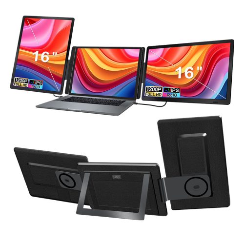 EXTRALINK Smart Life 16" kétképernyős monitor laptopokhoz 12"–18.5" S9G