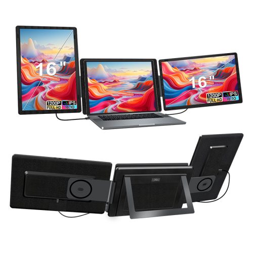 EXTRALINK Smart Life 16" kétképernyős monitor laptopokhoz 12"–18.5" S9G