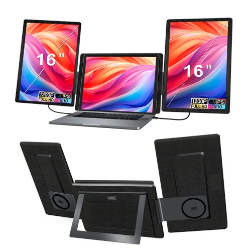 EXTRALINK Smart Life 16" kétképernyős monitor laptopokhoz 12"–18.5" S9G