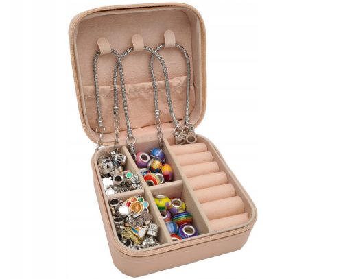 EXTRALINK Schmuckherstellung Set, Armbandherstellung Charms Set 66 Stück + Tasche