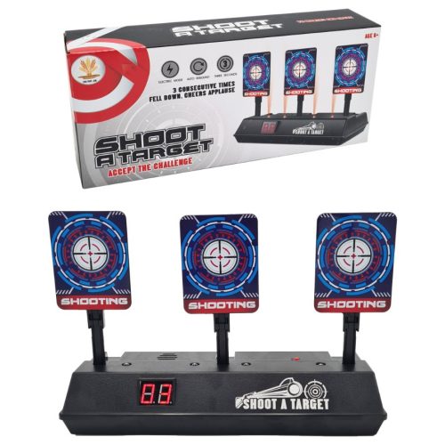 EXTRALINK TOYS elektromos lövöldözős céltábla hanggal, gyerekeknek