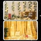 Extralink LED fényfüggöny 300 LED karácsonyi fények, beltéri jégcsap girland 3x3m