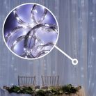 EXTRALINK fényfüggöny 300 LED hideg fényű 3x3 ünnepi karácsonyi girland 5V USB