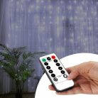 EXTRALINK fényfüggöny 300 LED hideg fényű 3x3 ünnepi karácsonyi girland 5V USB