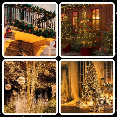 EXTRALINK karácsonyi fényfüzér lámpa 500LED kültéri-beltéri meleg fehér 35M