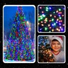 EXTRALINK karácsonyi fényfüzér 500LED kültéri/beltéri hideg fehér 32,7 m