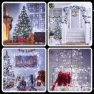 EXTRALINK karácsonyi fényfüzér 300LED kültéri/beltéri hideg fehér 21,7 m