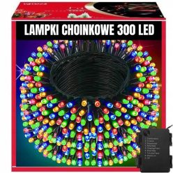   EXTRALINK karácsonyi fényfüzér, ünnepi fények 300 LED beltéri/kültéri multicolor 21,7 m