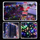 EXTRALINK karácsonyi fényfüzér, ünnepi fények 300 LED beltéri/kültéri multicolor 21,7 m