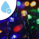 EXTRALINK karácsonyi dekorációs multicolor 100LED fényfüzér elemmel 10,5 m