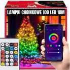 EXTRALINK karácsonyi fényfüzér 200 LED multicolor, ünnepi Smart WiFi, távirányítóval, 10 m