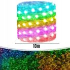 EXTRALINK karácsonyi fényfüzér 200 LED multicolor, ünnepi Smart WiFi, távirányítóval, 10 m