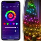 EXTRALINK Christmas light strip 200 LED multicolor festive Smart WiFi remote control 20 m