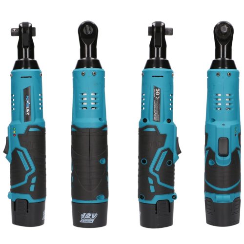 EXTRALINK POWERLINK cordless impact wrench, brushless ratchet key, 2x battery
