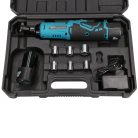 EXTRALINK POWERLINK cordless impact wrench, brushless ratchet key, 2x battery