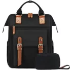 Extralink Black Forest KM02 kabin hátizsák 40 × 30 × 15 cm + rendszerező, fekete