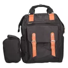 Extralink Black Forest KM02 kabin hátizsák 40 × 30 × 15 cm + rendszerező, fekete