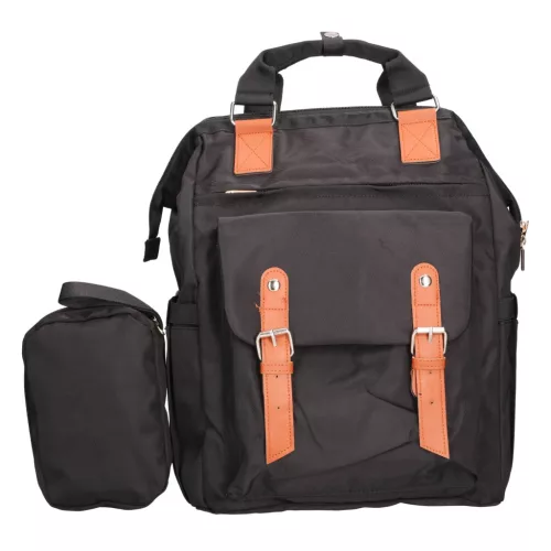 Extralink Black Forest KM02 kabin hátizsák 40 × 30 × 15 cm + rendszerező, fekete